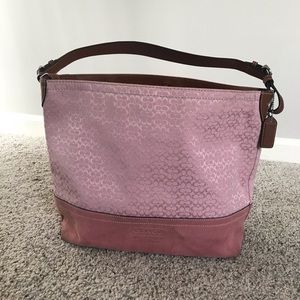 Pink coach bag!😻